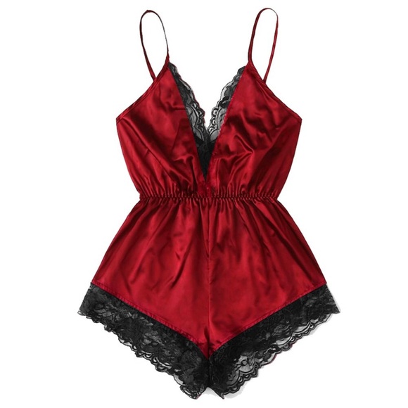 Other - Burgundy jumpsuit romper
